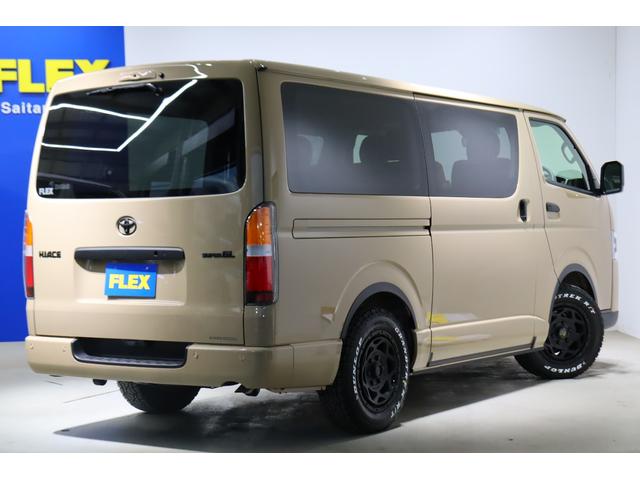 ハイエースバン ロングスーパーＧＬ　ガソリン２ＷＤ　アースカラー　ベージュ　ブラックエディション　バンパー同色　ＮＴ－１　１６インチＡＷ　クラシックＬＥＤテール　オーバーフェンダー　シートカバー　ベッド　パノラミックビューモニター（48枚目）