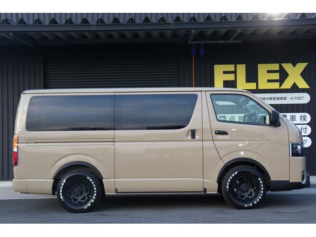 ハイエースバン ロングスーパーＧＬ　ガソリン２ＷＤ　アースカラー　ベージュ　ブラックエディション　バンパー同色　ＮＴ－１　１６インチＡＷ　クラシックＬＥＤテール　オーバーフェンダー　シートカバー　ベッド　パノラミックビューモニター（69枚目）
