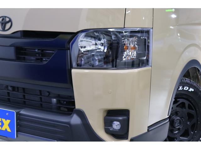 ハイエースバン ロングスーパーＧＬ　ガソリン２ＷＤ　アースカラー　ベージュ　ブラックエディション　バンパー同色　ＮＴ－１　１６インチＡＷ　クラシックＬＥＤテール　オーバーフェンダー　シートカバー　ベッド　パノラミックビューモニター（79枚目）