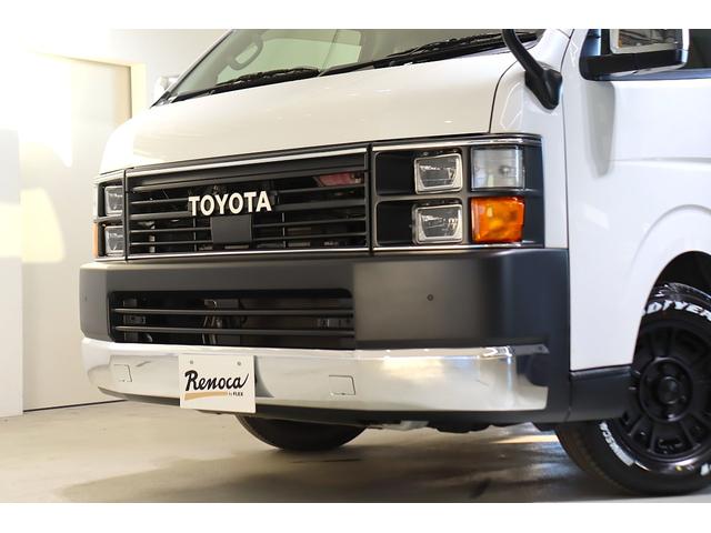 ハイエースバン ロングワイドスーパーＧＬ　ワイドバン　ガソリン２ＷＤ　角目四灯　ＬＥＤ仕様　Ｆバンパーメッキラッピング　ＢＪメキシカン１６インチＡＷ　ナスカータイヤ　クラシックテール　ベッド　クラシックシートカバー　７インチナビ　ＥＴＣ（64枚目）