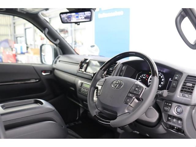 ハイエースバン スーパーGL ダークプライムII 7インチナビ ETC HDMI端子 パワースライドドア デジタルインナーミラー パノラミックビューモニター プッシュスタートスマートキー 17インチアルミホイール LEDテールランプ フロントエアロ(10枚目)