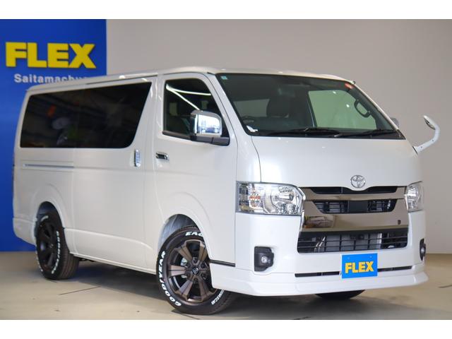 ハイエースバン スーパーGL ダークプライムII 7インチナビ ETC HDMI端子 パワースライドドア デジタルインナーミラー パノラミックビューモニター プッシュスタートスマートキー 17インチアルミホイール LEDテールランプ フロントエアロ(57枚目)