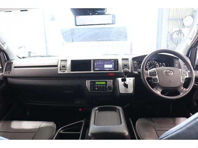 ハイエースワゴン GL ロング 新規作成!内装架装Ver1 専用ベットキット フローリングフロア パノラミックビューモニター デジタルインナーミラー インテリジェントクリアランスソナー 新作アルミ!LEDテールランプ 7インチナビ(5枚目)