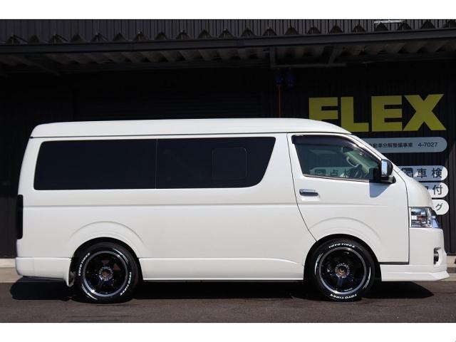 ハイエースワゴン GL ロング 新規作成!内装架装Ver1 専用ベットキット フローリングフロア パノラミックビューモニター デジタルインナーミラー インテリジェントクリアランスソナー 新作アルミ!LEDテールランプ 7インチナビ(14枚目)