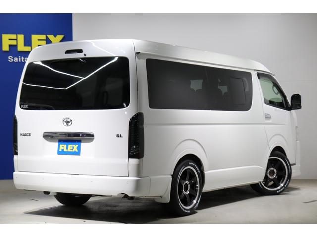 ハイエースワゴン GL ロング 新規作成!内装架装Ver1 専用ベットキット フローリングフロア パノラミックビューモニター デジタルインナーミラー インテリジェントクリアランスソナー 新作アルミ!LEDテールランプ 7インチナビ(47枚目)