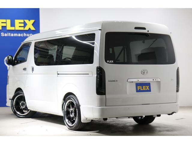 ハイエースワゴン GL ロング 新規作成!内装架装Ver1 専用ベットキット フローリングフロア パノラミックビューモニター デジタルインナーミラー インテリジェントクリアランスソナー 新作アルミ!LEDテールランプ 7インチナビ(49枚目)