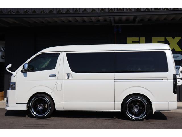 ハイエースワゴン GL ロング 新規作成!内装架装Ver1 専用ベットキット フローリングフロア パノラミックビューモニター デジタルインナーミラー インテリジェントクリアランスソナー 新作アルミ!LEDテールランプ 7インチナビ(50枚目)