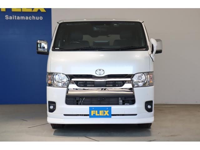 ハイエースバン スーパーGL ダークプライムII ダークプライムII ディーゼル2WD DELF04/17インチAW ナスカータイヤ アルティメットテール フロントエアロ オーバーフェンダー ローダウン アルパインナビ ETC PVM デジタルミラー(71枚目)