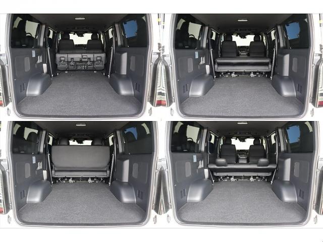 ハイエースバン スーパーＧＬ　ダークプライムＩＩ　ディーゼル　ブラックエディション　４１５コブラエアロ　ローダウン　リアスタビ　ナスカータイヤ　１７インチＡＷ　アルティメット２テール　オーバーフェンダー　カロッツェリアナビ　ＥＴＣ　パワスラ　クリソナ（8枚目）