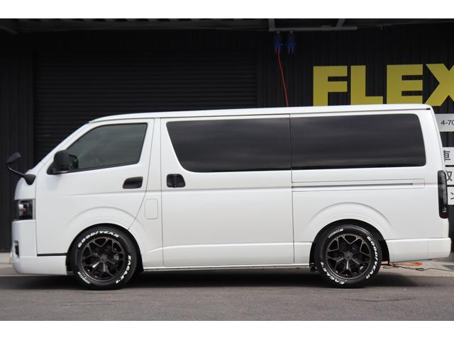 ハイエースバン スーパーＧＬ　ダークプライムＩＩ　ディーゼル　ブラックエディション　４１５コブラエアロ　ローダウン　リアスタビ　ナスカータイヤ　１７インチＡＷ　アルティメット２テール　オーバーフェンダー　カロッツェリアナビ　ＥＴＣ　パワスラ　クリソナ（58枚目）