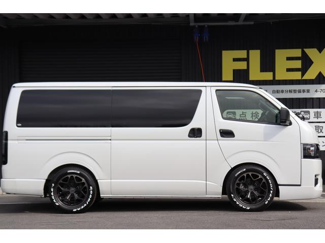 ハイエースバン スーパーＧＬ　ダークプライムＩＩ　ディーゼル　ブラックエディション　４１５コブラエアロ　ローダウン　リアスタビ　ナスカータイヤ　１７インチＡＷ　アルティメット２テール　オーバーフェンダー　カロッツェリアナビ　ＥＴＣ　パワスラ　クリソナ（59枚目）