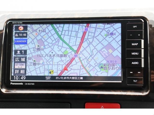 ハイエースバン スーパーＧＬ　ダークプライムＩＩ　買取直販　ブラックエディション　４１５コブラエアロ　オーバーフェンダー　ローダウン　ＭＦ０１／１６インチＡＷ　ナスカータイヤ　アルティメットＬＥＤテール　７インチフルセグナビ　ＥＴＣ　パワスラ　ＰＶＭ（4枚目）