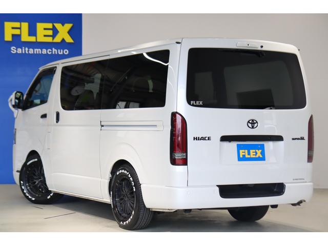 ハイエースバン スーパーＧＬ　ダークプライムＩＩ　買取直販　ブラックエディション　４１５コブラエアロ　オーバーフェンダー　ローダウン　ＭＦ０１／１６インチＡＷ　ナスカータイヤ　アルティメットＬＥＤテール　７インチフルセグナビ　ＥＴＣ　パワスラ　ＰＶＭ（56枚目）