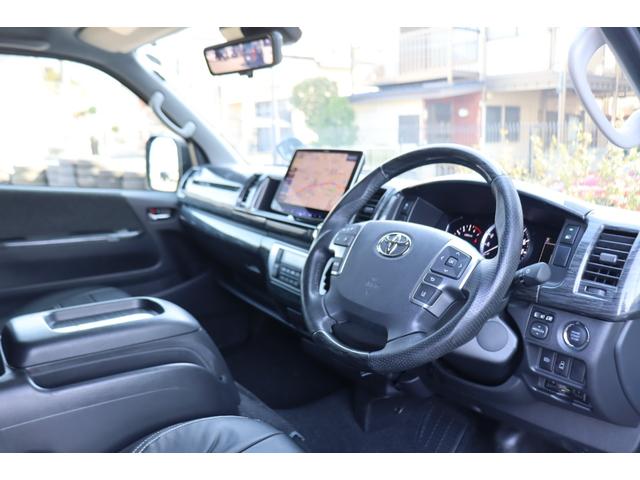 ハイエースワゴン ＧＬ　ロング　内装架装Ｖｅｒ１　床張り施工　ＢＩＧＸ１１インチナビ　１０インチ後席モニター　ルーフスピーカー　パノラミックビューモニター　デジタルインナーミラー　電動スライドドア　クリアランスソナー　ヒッチメンバー（32枚目）