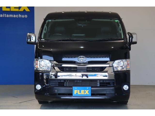ハイエースワゴン ＧＬ　ロング　内装架装Ｖｅｒ１　床張り施工　ＢＩＧＸ１１インチナビ　１０インチ後席モニター　ルーフスピーカー　パノラミックビューモニター　デジタルインナーミラー　電動スライドドア　クリアランスソナー　ヒッチメンバー（50枚目）