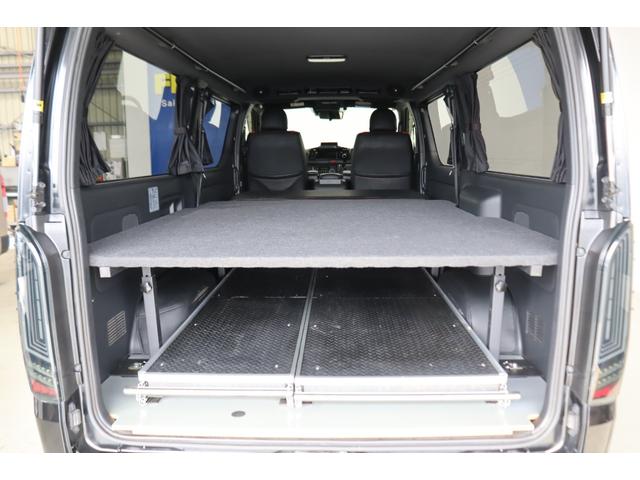 ハイエースバン スーパーＧＬ　ダークプライムＩＩ　ブラックエディション　ネオトレイステール　オーオウンカントリー　１６インチＡＷ　フロントエアロ　ライノラック　オーバーフェンダー　フルセグナビ　ルースピ　ベッド　シートカバー　スライドフロア　カーテン（52枚目）