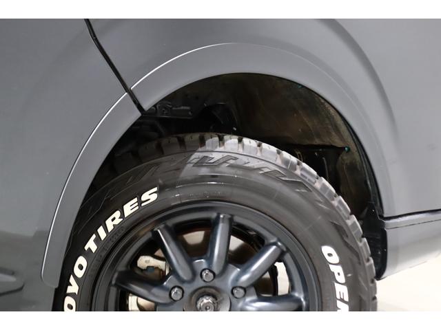 ハイエースバン スーパーＧＬ　ダークプライムＩＩ　ブラックエディション　ネオトレイステール　オーオウンカントリー　１６インチＡＷ　フロントエアロ　ライノラック　オーバーフェンダー　フルセグナビ　ルースピ　ベッド　シートカバー　スライドフロア　カーテン（69枚目）