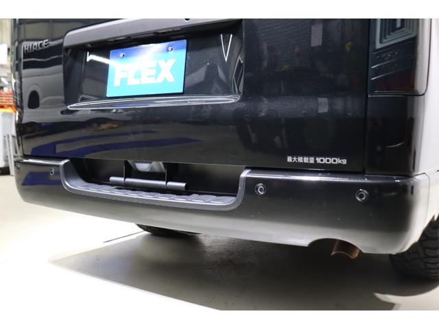 ハイエースバン スーパーＧＬ　ダークプライムＩＩ　ブラックエディション　ネオトレイステール　オーオウンカントリー　１６インチＡＷ　フロントエアロ　ライノラック　オーバーフェンダー　フルセグナビ　ルースピ　ベッド　シートカバー　スライドフロア　カーテン（70枚目）