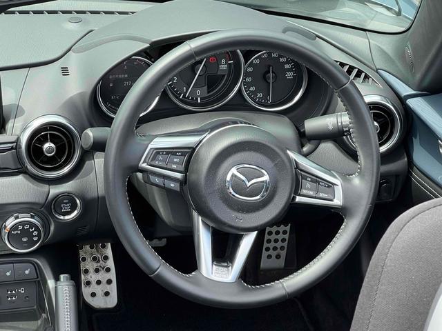 ロードスター Ｓスペシャルパッケージ　オープンカー　バックカメラ　ナビ　クリアランスソナー　レーンアシスト　衝突被害軽減システム　オートライト　ＬＥＤヘッドランプ　ＭＴ　スマートキー　アイドリングストップ　シートヒーター　アルミホイール（39枚目）