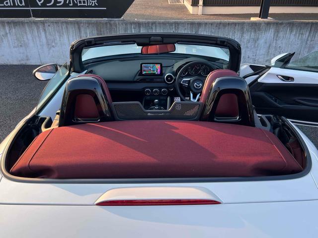 ロードスター １００周年特別記念車　オープンカー　ＥＴＣ　バックカメラ　ナビ　ＴＶ　クリアランスソナー　オートクルーズコントロール　レーンアシスト　衝突被害軽減システム　オートライト　ＬＥＤヘッドランプ　ＭＴ　スマートキー（36枚目）