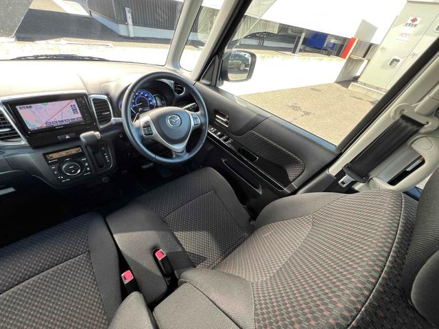 フレアワゴンカスタムスタイル ＸＴ　バックカメラ　両側電動スライドドア　ナビ　ＴＶ　オートクルーズコントロール　レーンアシスト　衝突被害軽減システム　オートライト　スマートキー　アイドリングストップ　電動格納ミラー　シートヒーター（49枚目）