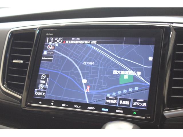 オデッセイ アブソルート・ホンダセンシング 4WD 純正ナビ フルセグ 両側電動スライドドア リヤモニター ETC2.0 パドルシフト バックカメラ パワーシート LEDライト ドラレコ クルーズコントロール サイドエアバッグ 地デジ DVD(4枚目)