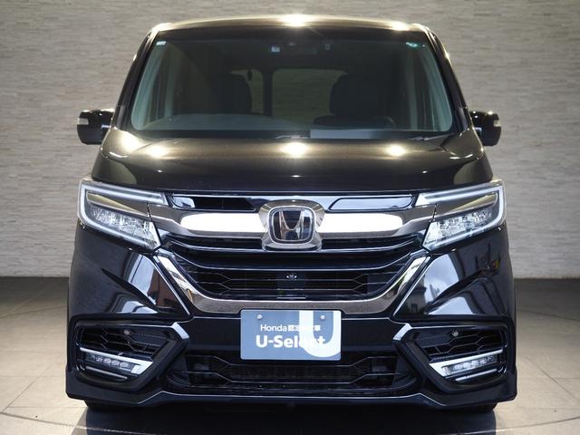 ステップワゴン ｅ：ＨＥＶモデューロＸホンダセンシング　純正ナビ　フリップダウンモニター　全方位カメラ　専用１６インチＡＷ　ＥＴＣ　ドライブレコーダー　横滑り防止装置　フロントカメラ　ＬＥＤヘッドライト　アラウンドビューモニター　パーキングアシスト　ＤＶＤ（28枚目）