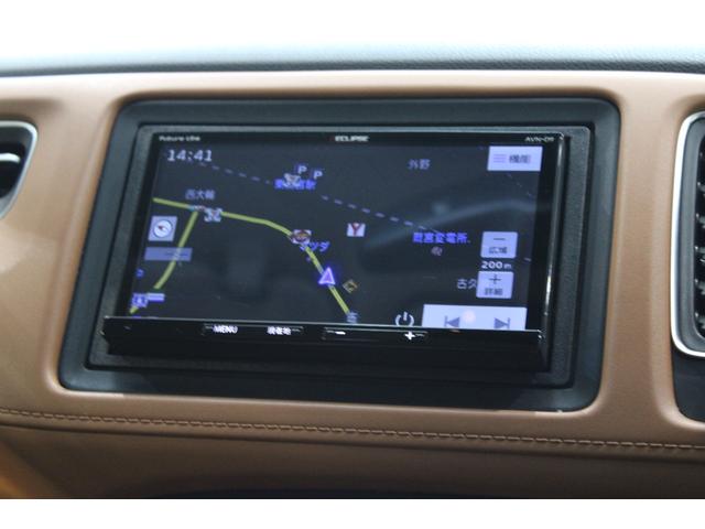 ヴェゼル ハイブリッドＺ・ホンダセンシング　ワンオーナー　フルセグ　バックカメラ　ＥＴＣ　メモリーナビ　電子パーキング　純正アルミホイール　Ｂｌｕｅｔｏｏｔｈ　パドルシフト　レーダーサポート　ＤＶＤ再生機能　整備記録簿　横滑り防止システム（4枚目）