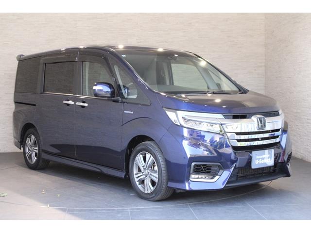 ステップワゴンスパーダ スパーダハイブリッドG・EXホンダセンシング 純正ナビ フルセグ マルチビューカメラ ドラレコ 両側電動スライドドア 電子パーキング 純正アルミ スマートキー LEDヘッドライト Wエアコン 衝突軽減ブレーキ フルオートエアコン キーフリー(35枚目)