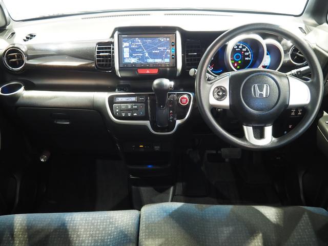 Ｎ－ＢＯＸカスタム Ｇ・Ｌパッケージ　両側電動スライド　純正ナビ　バックカメラ　ＴＶ　Ｂｌｕｅｔｏｏｔｈ　スマートキー　ＨＩＤ　ＶＳＡ　左右パワースライド　アイドリングストップ車　１オーナー　スマキ－　パワーウィンドウ　オートエアコン（8枚目）