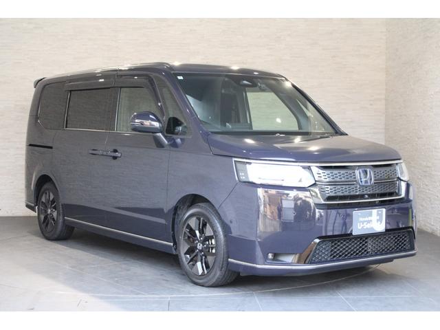 ステップワゴン ｅ：ＨＥＶスパーダ　純正ナビ　リヤ席モニター　マルチビュー　フルセグ　両側電動スライドドア　ＥＴＣ　シートヒーター　ブラインドスポットモニター　パワーテールゲート　Ｂｌｕｅｔｏｏｔｈ　スマートキー　１オーナー　ＥＳＣ（33枚目）