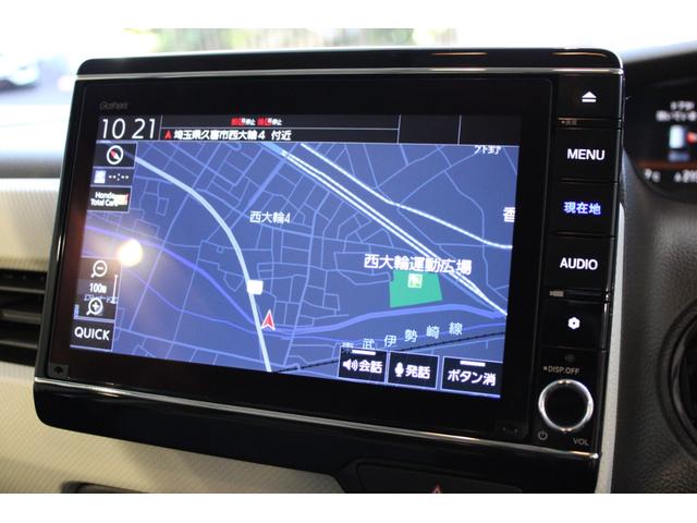 Ｎ－ＢＯＸ Ｌ・ターボ　純正８インチナビ　両側電動スライドドア　シートヒーター　フルセグ　バックカメラ　コーナーセンサー　シ－トヒ－タ－　ＡＡＣ　衝突軽減ブレーキ　Ｂカメラ　ＬＥＤ　ワンオーナー車　整備記録簿　地デジ　イモビ（4枚目）