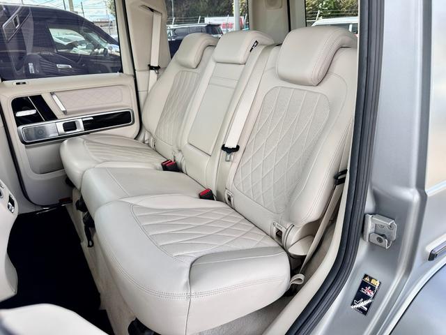 Ｇクラス Ｇ６３　ＡＭＧレザーエクスクルーシブパッケージ　デジーノマグノプラチナムマット／世田谷スペシャルオーダー／ナイトＰＫＧ／エクスクルーシブＰＫＧ／デジーノ／電動サイドステップ／Ｍブラック２２ｉｎｃｈＡＭＧホイール／デジタルインナーミラー／ブルメスター（39枚目）