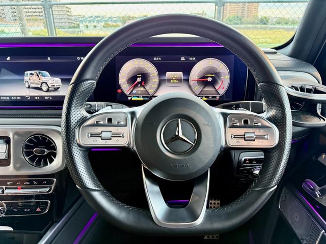 Ｇクラス Ｇ４００ｄ　ＡＭＧライン　Ｇ　ｍａｎｕｆａｋｕｔｕｒプログラム／ＡＭＧライン／ラグジュアリーＰＫＧ／ブラウンレザーシート／アダプティブダンピングシステム／３６０°カメラ／サンルーフ／シートヒーター／ブルメスターサウンド（24枚目）
