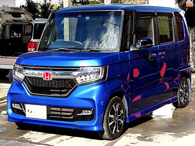 N-BOXカスタム G・Lホンダセンシング Honda SENSING 純正ナビテレビ バックカメラ USB接続 ETC オートライト(オートマチックハイビーム付) オートスライドドア クルコン プッシュスタート スマートキー LEDライト(2枚目)