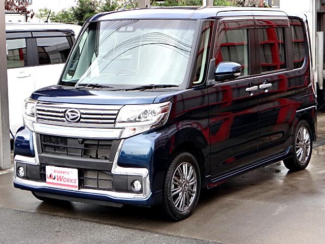 タント カスタムX トップエディションVS SAIII 純正ナビ・テレビ Bluetoothオーディオ 全方位モニター 両側オートスライドドア シートヒーター オートライト(オートマチックハイビーム機能) LEDヘッドライト 社外アルミホイール ETC(2枚目)