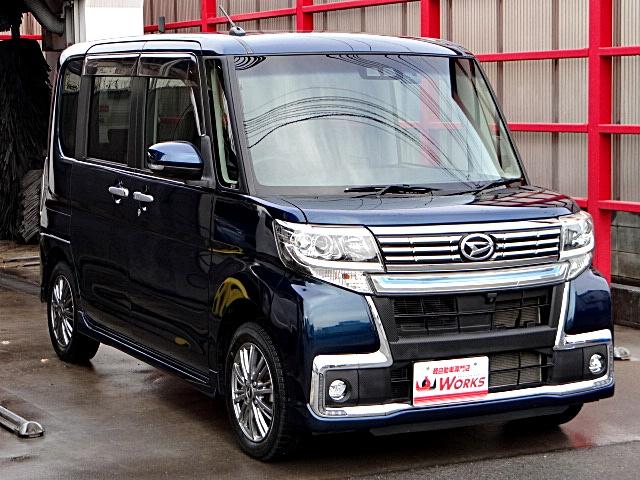 タント カスタムX トップエディションVS SAIII 純正ナビ・テレビ Bluetoothオーディオ 全方位モニター 両側オートスライドドア シートヒーター オートライト(オートマチックハイビーム機能) LEDヘッドライト 社外アルミホイール ETC(7枚目)