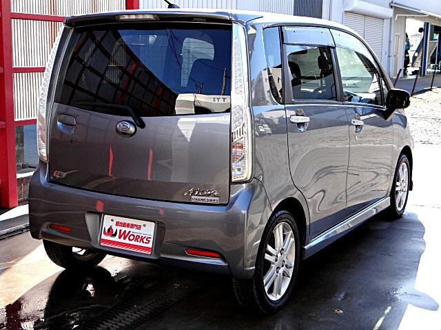 ムーヴ カスタム　ＲＳ　ＳＡ　社外ナビ・テレビ　バックカメラ　スマアシ　プッシュスタート　ズマートキー　ＬＥＤヘッドライト　オートライト　フォグランプ　純正アルミホイール　専用ＭＯＭＯステアリング（3枚目）