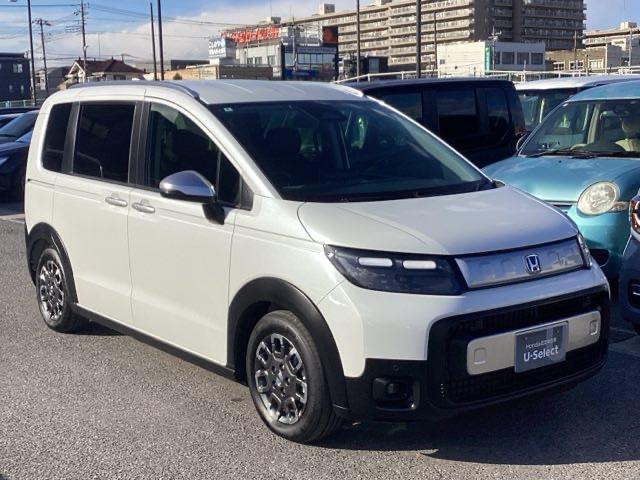 フリード ｅ：ＨＥＶクロスタースロープ　１１．４インチ純正ナビ・福祉車両・デモカーＵＰ・禁煙車・シートヒーター・ブラインドスポットインフォメーション・ＵＳＢチャージャー・ＬＥＤフォグライト・リアクーラー・ロールサンシェード・１５インチアルミ（36枚目）