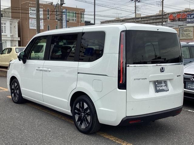 ステップワゴン ｅ：ＨＥＶエアー　純正１１．４インチナビ・デモカーＵＰ・禁煙車・マルチビューカメラ・渋滞追従・レーンアシスト・サイド＆カーテンエアバック・ＭＴモード・アルミホイール・ドラレコ・ミュージックプレイヤー接続・ＬＥＤライト・（46枚目）