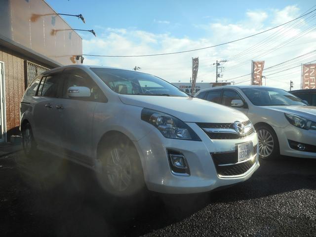 MPV 23S Lパッケージ 純正ナビ 地デジ Bluetooth バックカメラ 左右自動ドア 革シート シートヒーター 純正アルミ キセノン スマートキー ETC(2枚目)