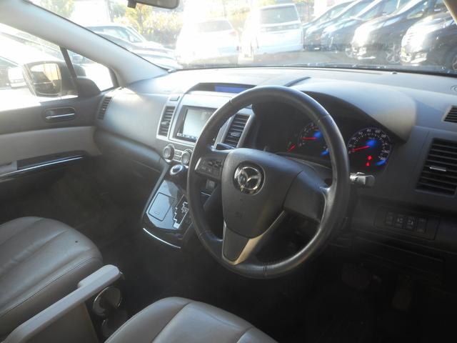 MPV 23S Lパッケージ 純正ナビ 地デジ Bluetooth バックカメラ 左右自動ドア 革シート シートヒーター 純正アルミ キセノン スマートキー ETC(12枚目)