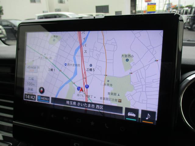スペーシアカスタム ハイブリッドＸＳターボ　後期型　９インチメモリーナビＴＶ　両側パワースライドドア　ＬＥＤ　ハーフレザー　全方位カメラ　クルーズコントロール　ブレサポ　シートヒーター（21枚目）