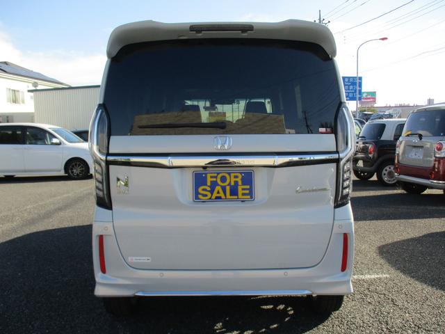 N-BOXカスタム Lターボ 後期型 純正9インチナビTV 両側パワースライドドア LEDライト ハーフレザー バックカメラ クルーズコントロール ブレサポ シートヒータークリアランスソナー(7枚目)