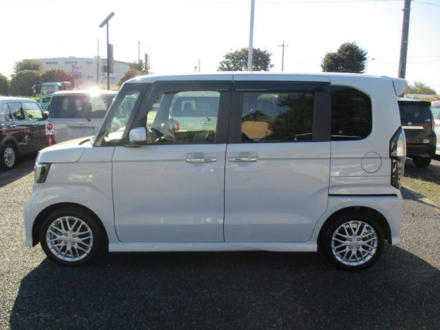 N-BOXカスタム Lターボ 後期型 純正9インチナビTV 両側パワースライドドア LEDライト ハーフレザー バックカメラ クルーズコントロール ブレサポ シートヒータークリアランスソナー(9枚目)