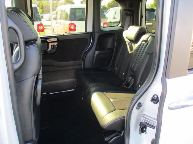 N-BOXカスタム Lターボ 後期型 純正9インチナビTV 両側パワースライドドア LEDライト ハーフレザー バックカメラ クルーズコントロール ブレサポ シートヒータークリアランスソナー(19枚目)