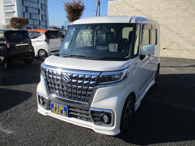 スペーシアカスタム ハイブリッドＸＳ　後期型　純正９インチメモリーナビＴＶ　両側パワースライドドア　ＬＥＤライト　ハーフレザーシート　全方位モニター　スマートキー　純正ＡＷ　シートヒーター　Ｂｌｕｅｔｏｏｔｈ　クルーズコントロール（10枚目）