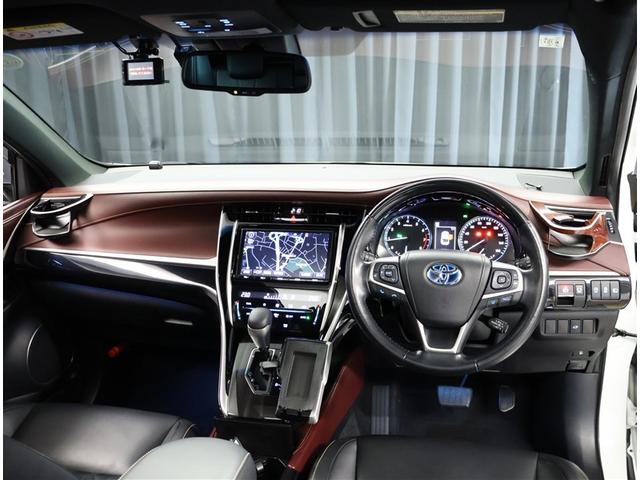 ハリアー プレミアム　大型サンルーフ　カーテンエアバッグ　クルーズＣ　記録簿あり　Ｂカメラ　電動パワーシート　ＬＥＤライト　メモリナビ　横滑り防止機能　オートエアコン　Ａストップ　エアバッグ　ＡＷ　ＤＶＤ再生可　ナビ＆ＴＶ（5枚目）