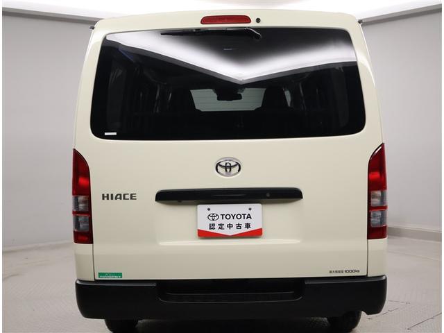 ハイエースバン ロングDX 助手席エアバッグ ブレーキサポート リアカメラ フルセグテレビ DVD PW 運転席エアバッグ ナビテレビ 横滑り防止 整備点検記録簿 イモビ付 パワーステアリング エアコン ABS キーレス(2枚目)