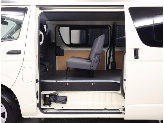 ハイエースバン ロングDX 助手席エアバッグ ブレーキサポート リアカメラ フルセグテレビ DVD PW 運転席エアバッグ ナビテレビ 横滑り防止 整備点検記録簿 イモビ付 パワーステアリング エアコン ABS キーレス(21枚目)